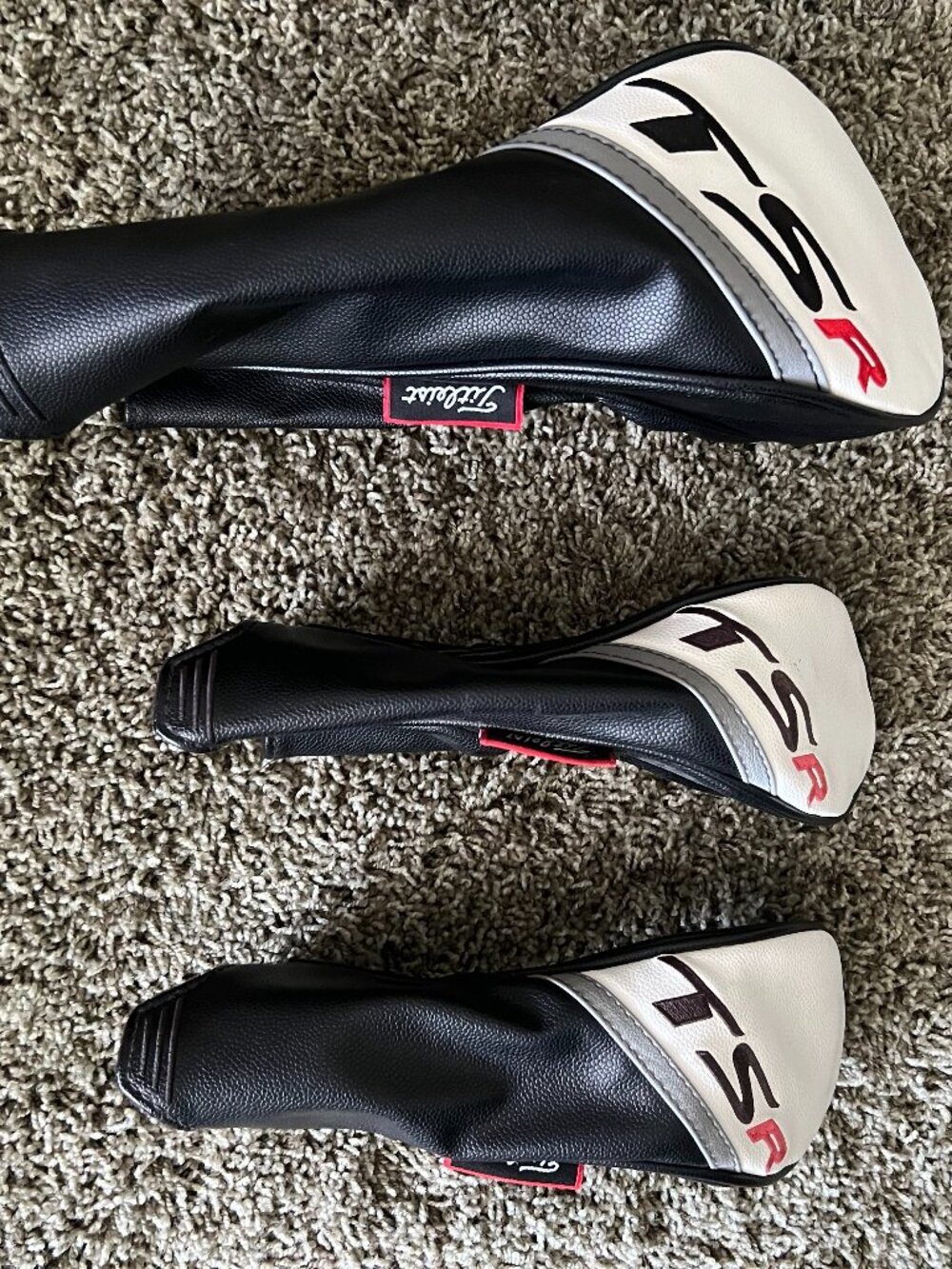 Like New Titleist Golf TSR Driver Fairway Headcover Set